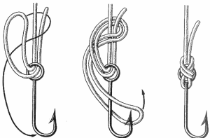 Двойной скользящий узел ("Double Grinner knot")